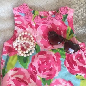 Lilly Pullitzer size 8 girls dress Roses